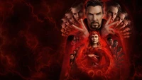 Doktor Strange und die Scarlet Witch im Multiversum des Wahnsinns