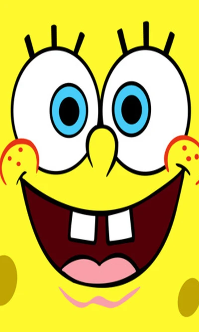 SpongeBob SquarePants: Iconic Smiling Character Face