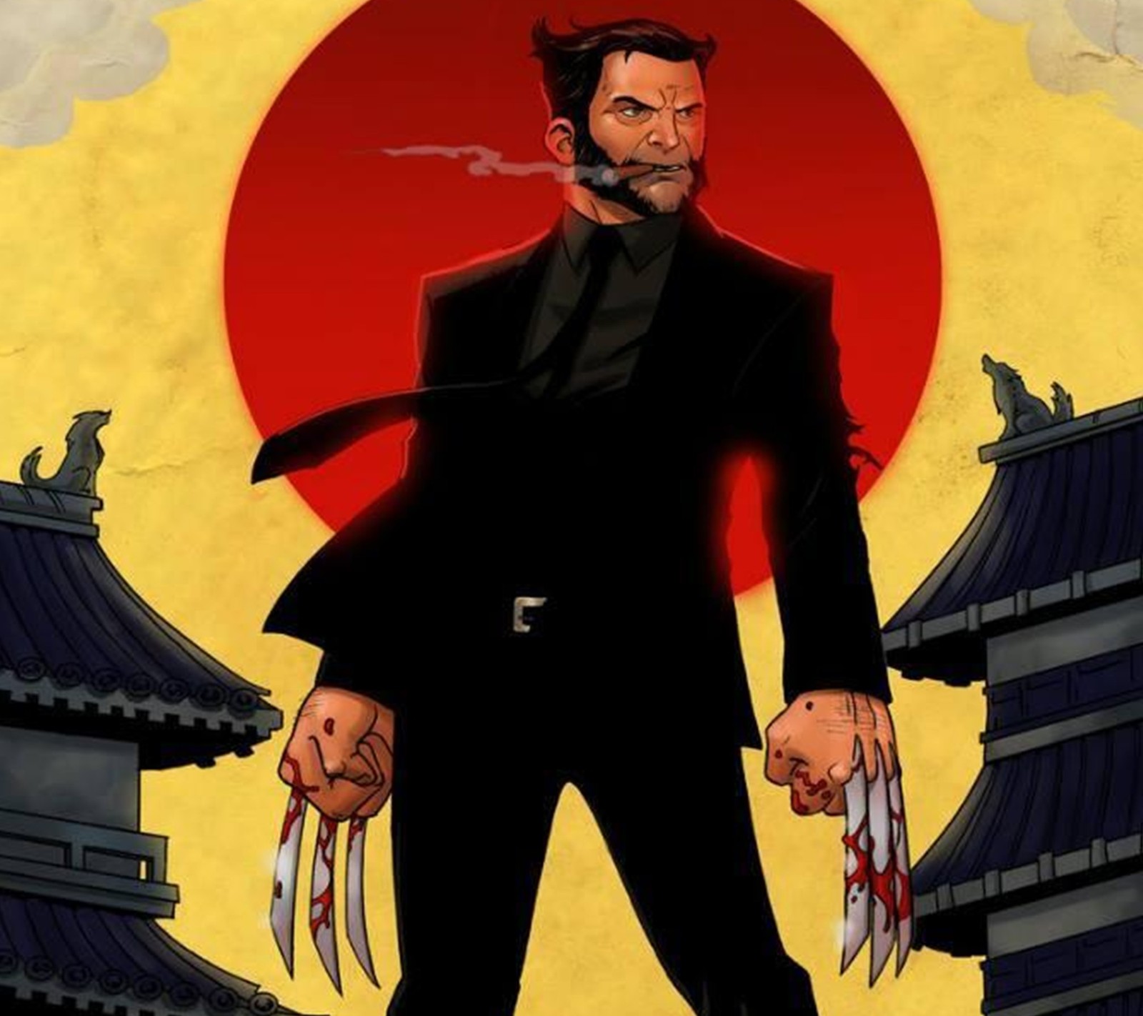 Wolverine by mike - man on devie (cartoon, comics, dc, drawn, hollywood)