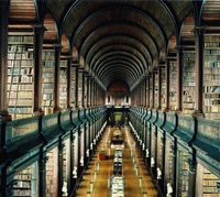 incrível, grande, livros, centre, dublin