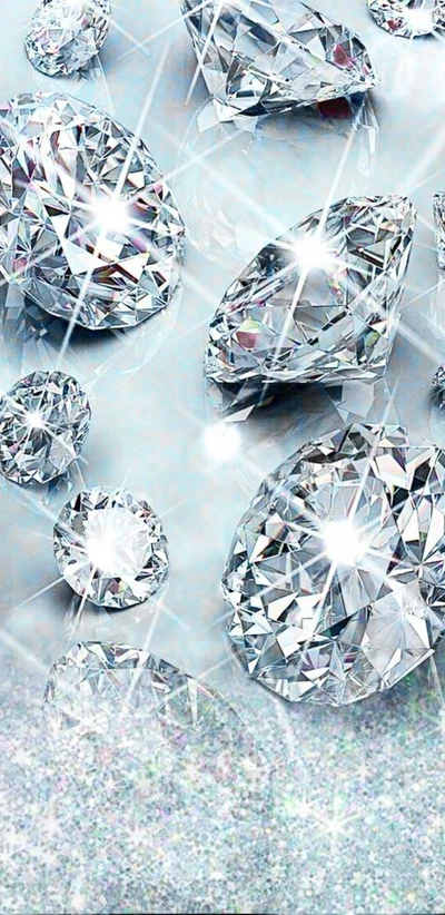 Luxo Espumante: Uma Exibição Deslumbrante de Diamantes