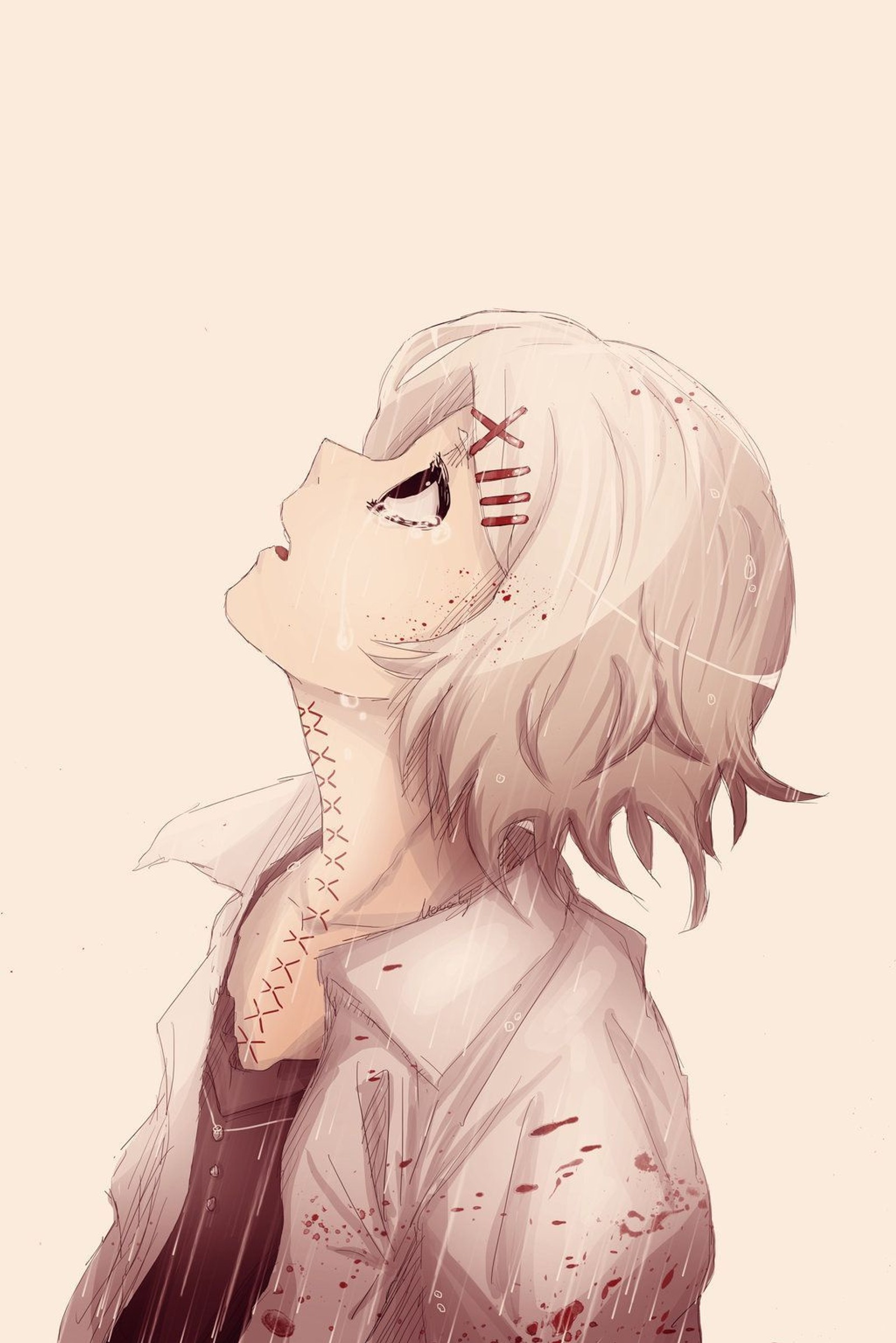 Скачать обои упырь, канеки, kaneki, suzuya juuzou, токийский гуль