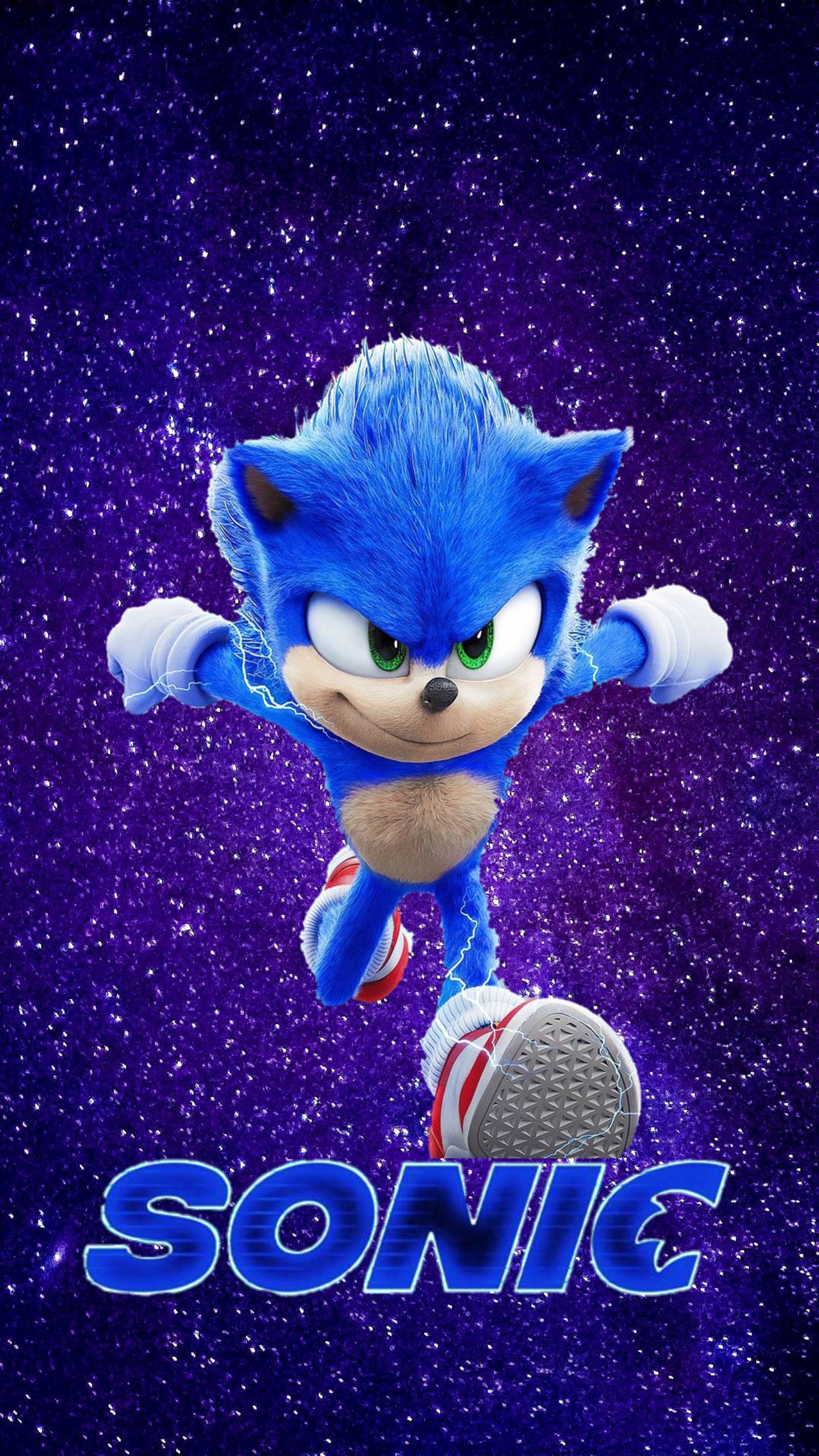 Descargar película, sonic, espacio, fondo de pantalla gratis