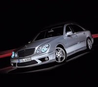 Mercedes-Benz E63 AMG: A Silver Powerhouse in Motion