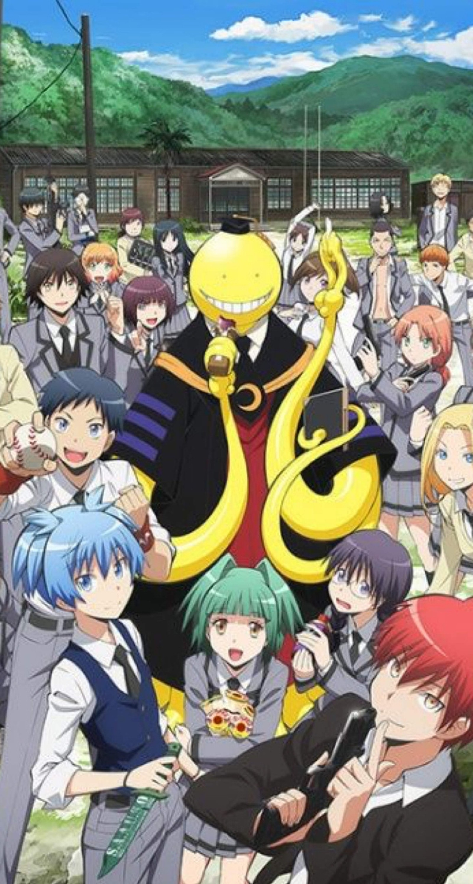 Téléchargez le fond d'écran assasination classroom, koro sensei, nagisa