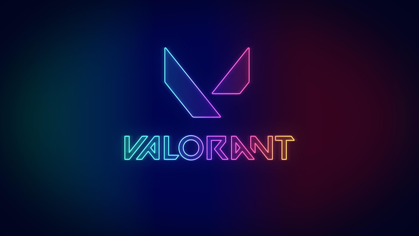 Логотип valornt с неоновыми цветами (valorant, компьютерные игры, градиентный фон, неоновая типография, неоновый логотип)