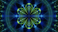 fractal art, blue, psychedelic art, electric blue, symmetry wallpaper