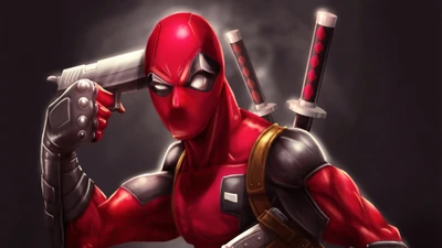 Deadpool : Le Mercenaire avec une Bouche Prêt pour l'Action