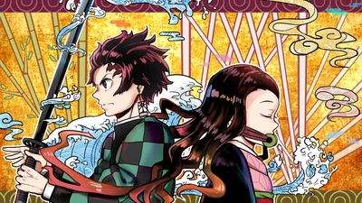 Tanjirou y Nezuko Kamado: Guardianes de la Esperanza en Kimetsu no Yaiba