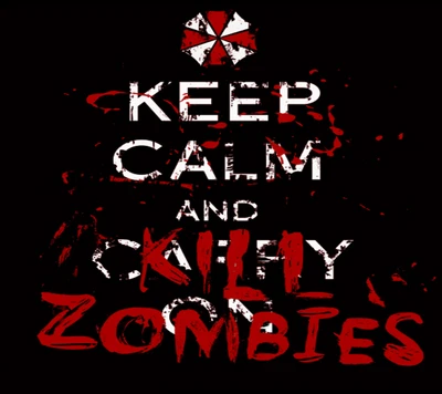 reste calme, zombies