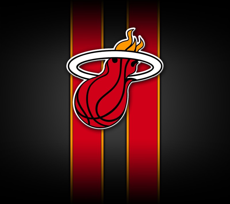 Обои miami heat, обои логотипа miami heat, miami heat (баскетбол, жара, майами, nba)