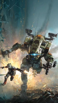 game, poster, titanfall, titanfall 2