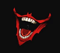 Grinning Joker: An Eerie Smile in Darkness