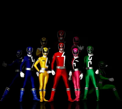 Equipo de Power Rangers: Unidos en Acción Colorida