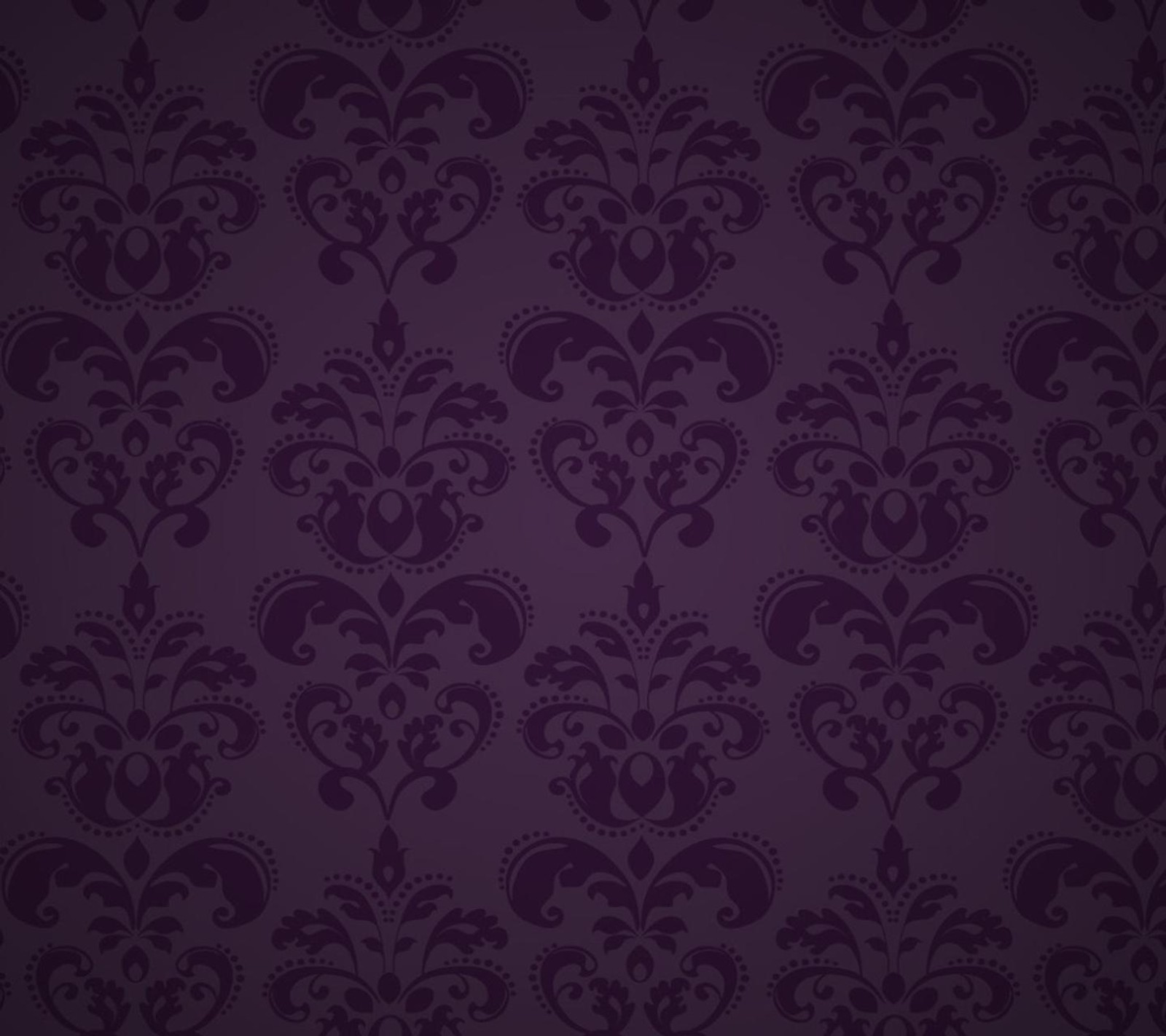 A purple and black wallpaper with a floral pattern (floral pattern, wallpaper)