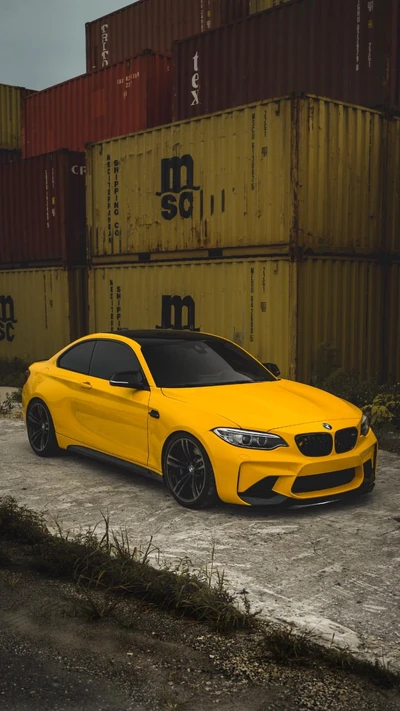 BMW M2 F87 Coupé Amarillo: Una Obra Maestra de Tuning