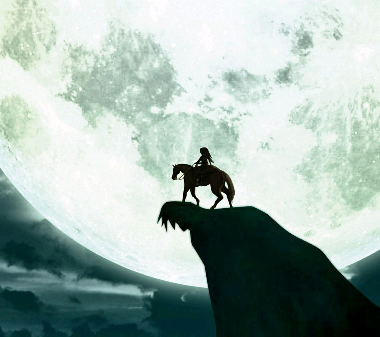 epona, legend of zelda, link, moon, moonlight wallpaper