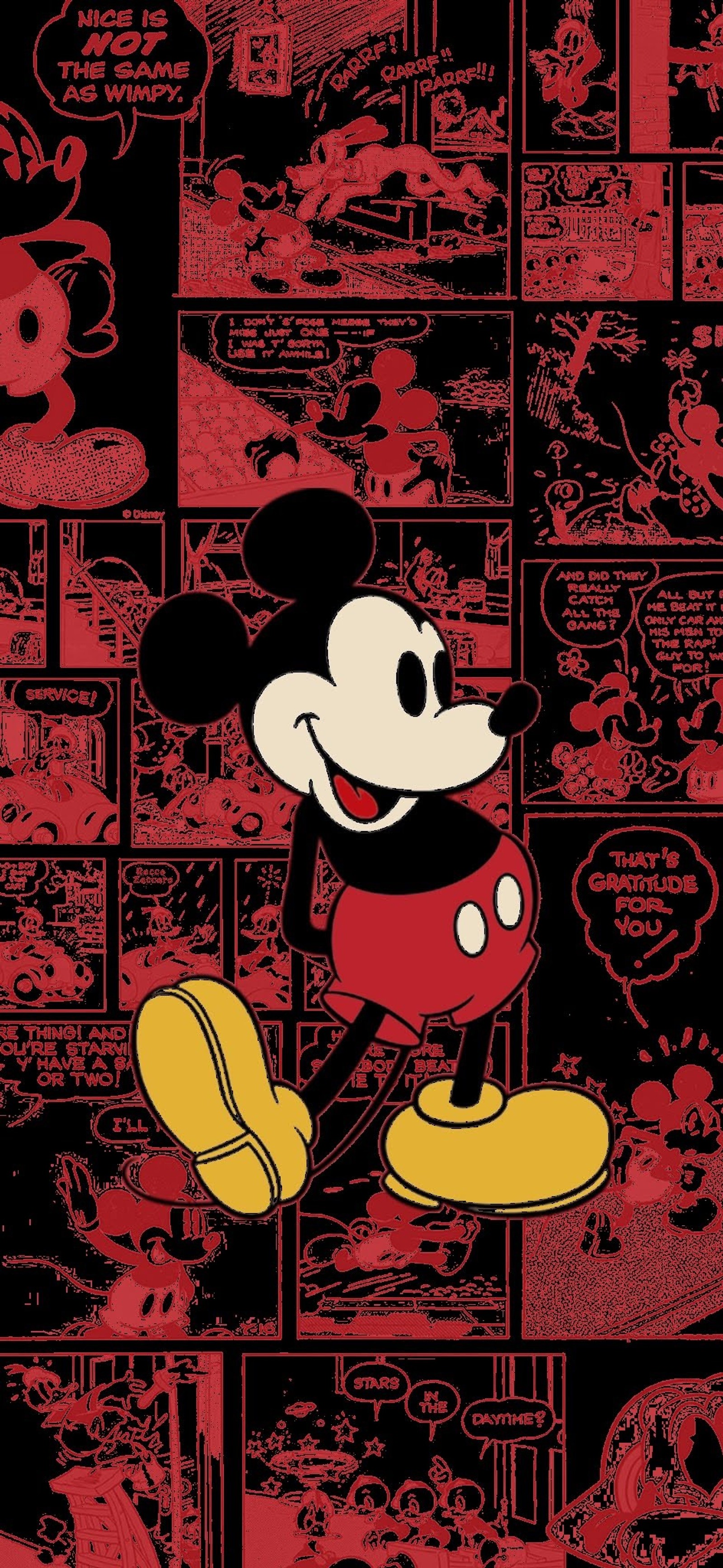 Fonds d'écran et images de mickey mouse (topolino, walt disney, rouge, souris)