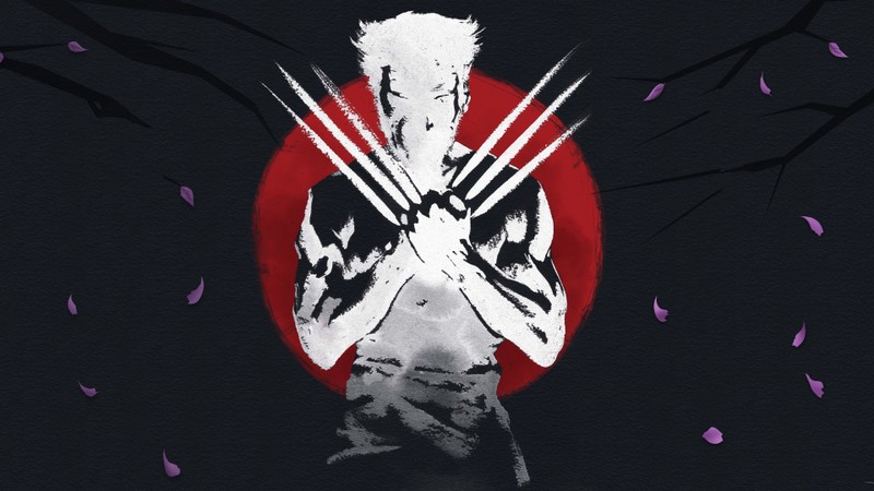 Роспись волка в различных позах (wolverine, marvel comics, комиксы)