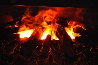 electric fireplace, hearth, fireplace, flame, fire wallpaper