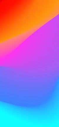 Vibrant Gradient Patterns in Orange, Purple, and Electric Blue