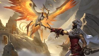 Solari Falcão Solar: Um Encontro Divino em Legends of Runeterra