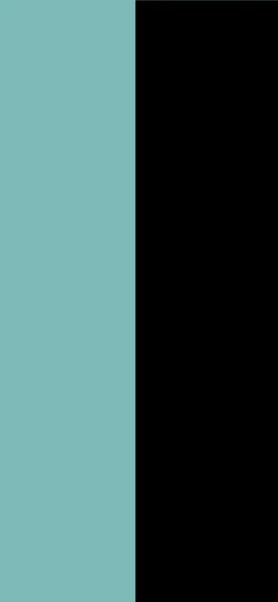 Teal and Black Color Blocks Inspired by iOS 14