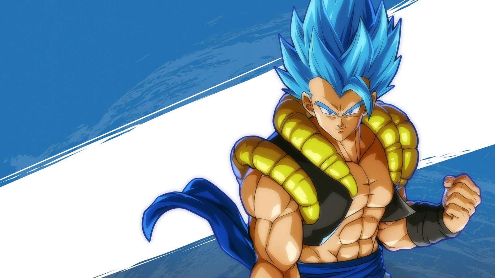 Lade gogeta, dragon ball fighterz, spiele, 4k hintergrund herunter