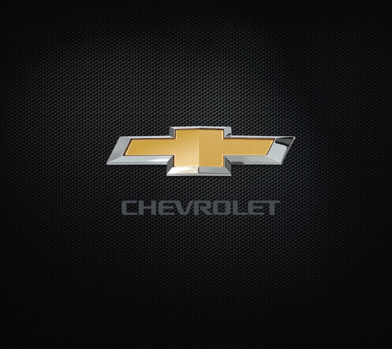 Логотип шевроле на черном фоне (камера, camero, chevrolet, шеви, chevy)