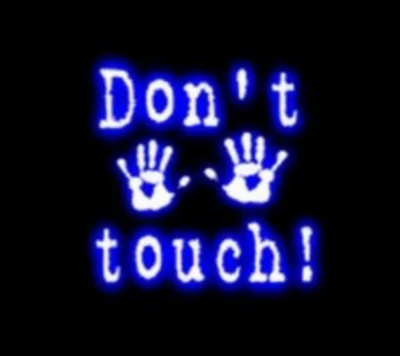 dont touch, lock screen