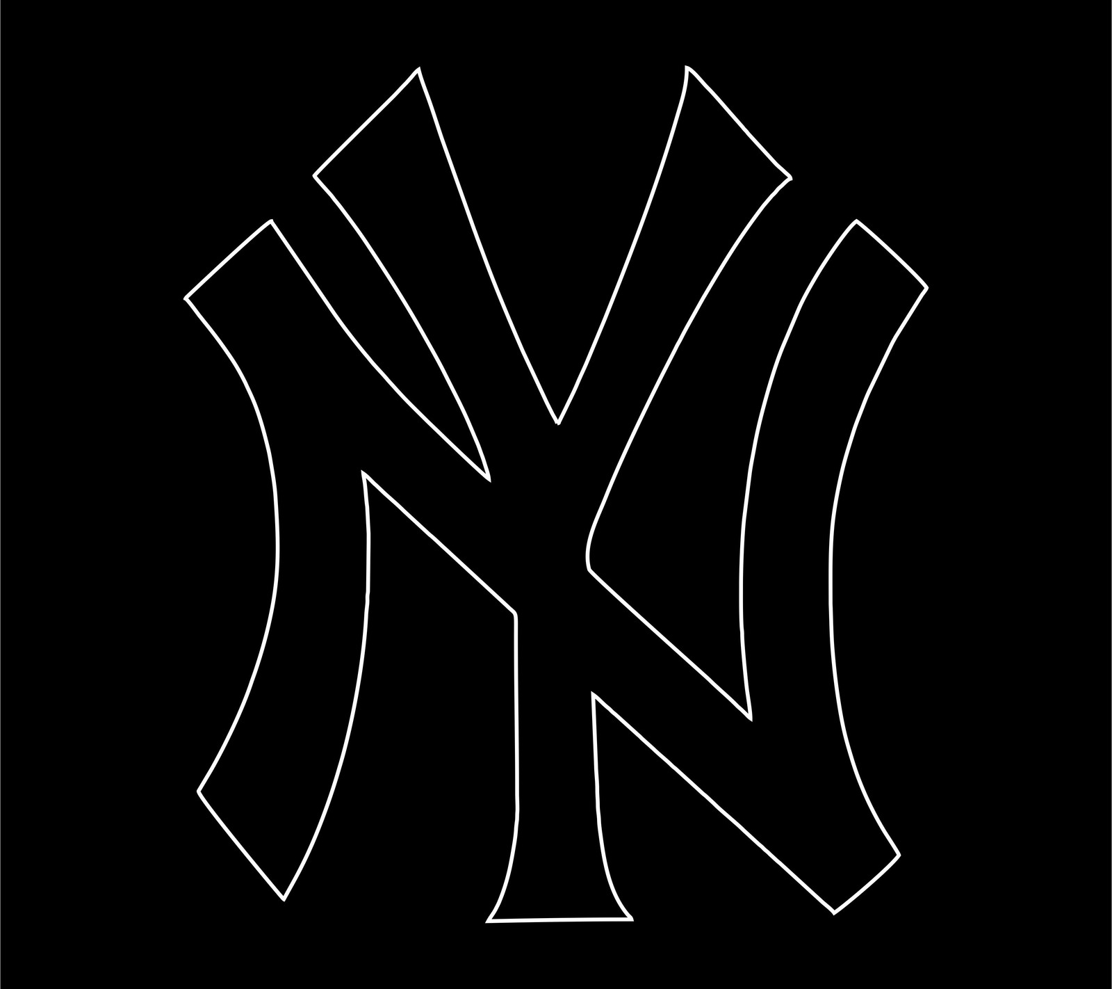 Скачать обои nyy, янки, yankees