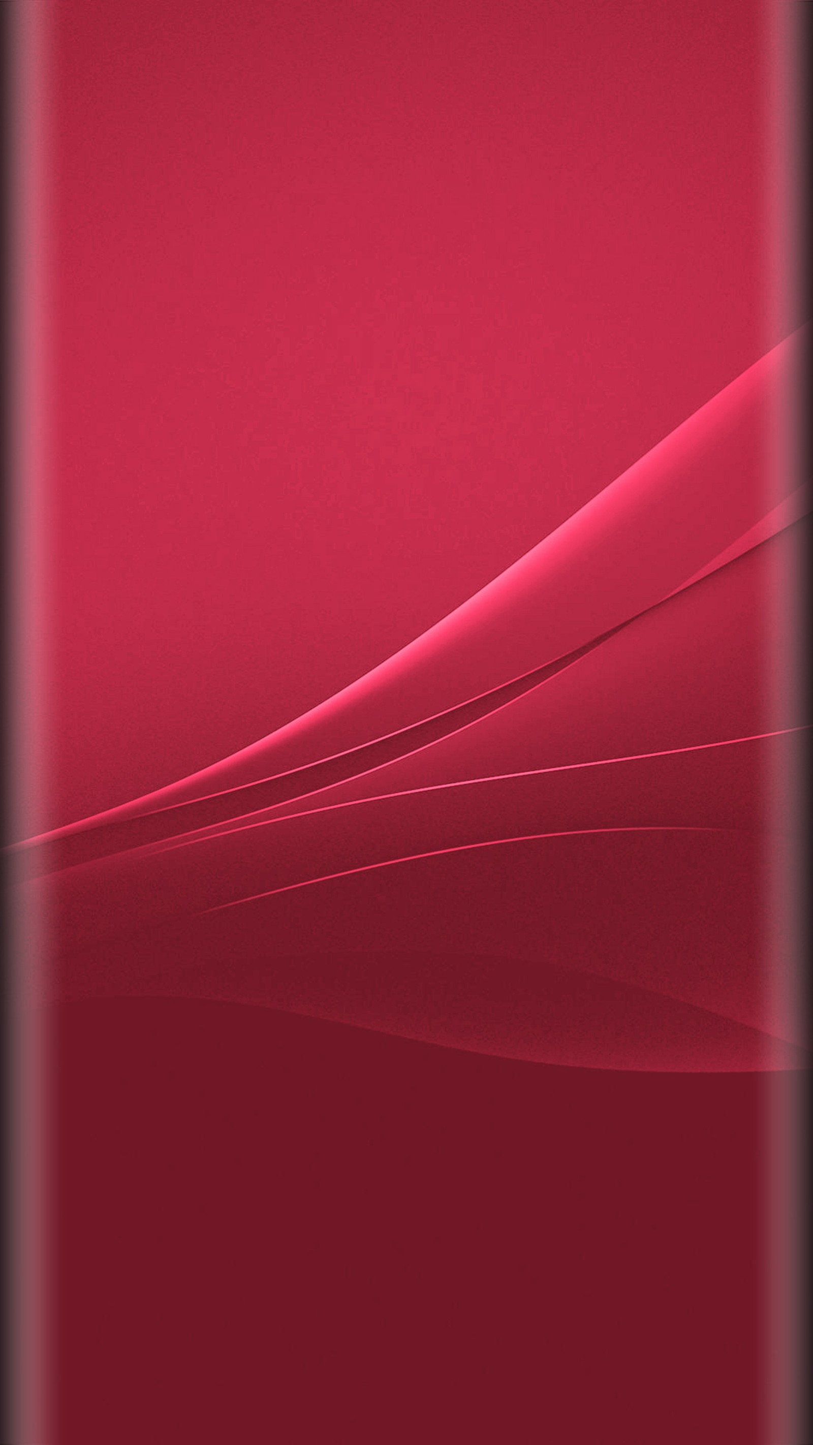 Um close de um fundo vermelho com um design curvado (abstrato, design de beleza, estilo de borda, rosa)