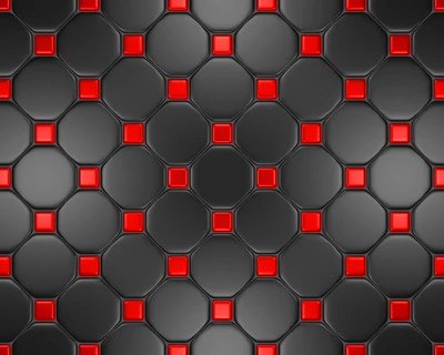 abstract pattern, carrelage red black