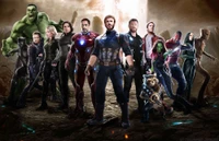 Avengers Assemble: Iconic Heroes Unite in Epic Battle Against Thanos