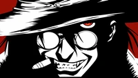 Alucard: Der Unheimliche Charme von Hellsing in Auffälliger Digitaler Kunst