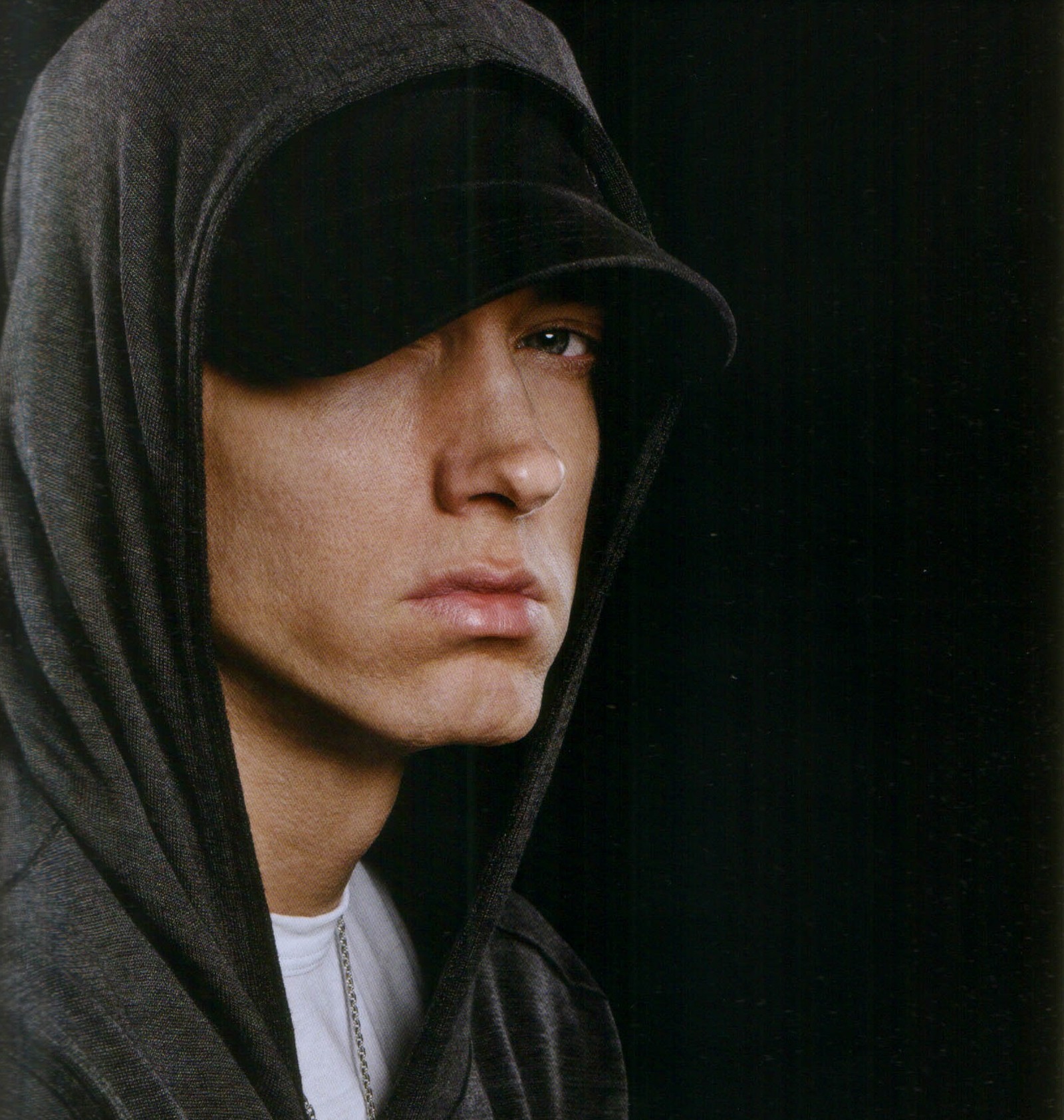 Lade eminem, rapper, kinn, wange, porträt Hintergrund herunter