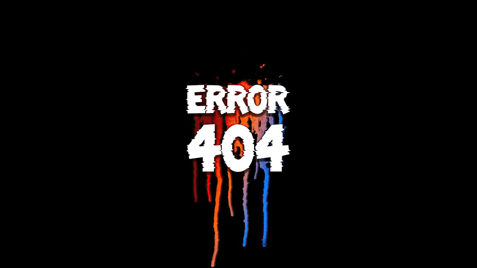 Un primer plano de un fondo negro con un error 4044 goteando. (error 404, fondo, arte digital)