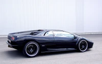 Lamborghini Diablo: Iconic Black Supercar with Striking Design and Performance.