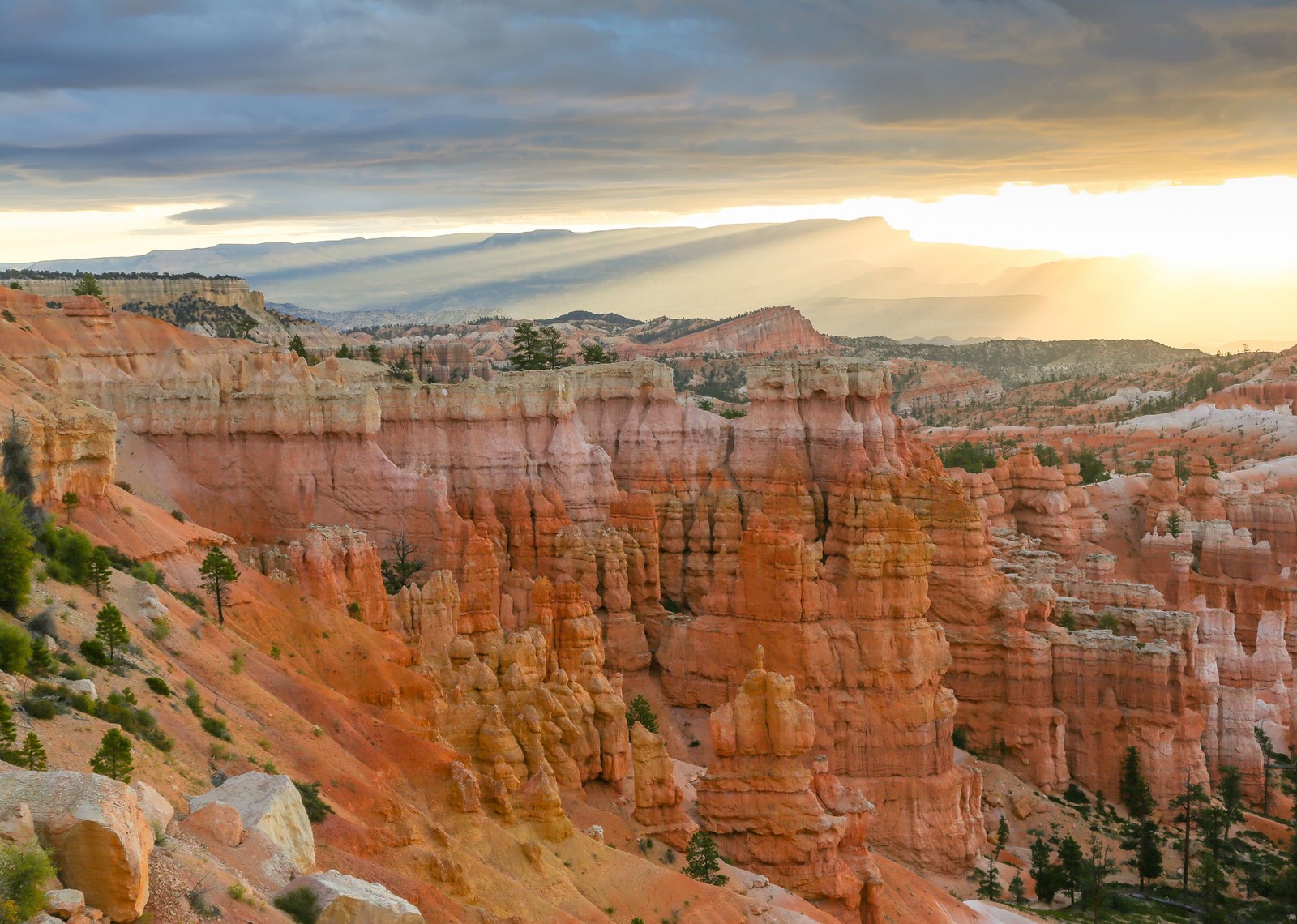 Vue aérienne d'un canyon dans le parc national de bryce, utah (parc national de bryce canyon, parc national du grand canyon, parc national, canyon, parc)