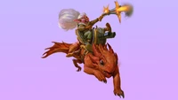 Snapfire Riding a Dragon in Dota 2