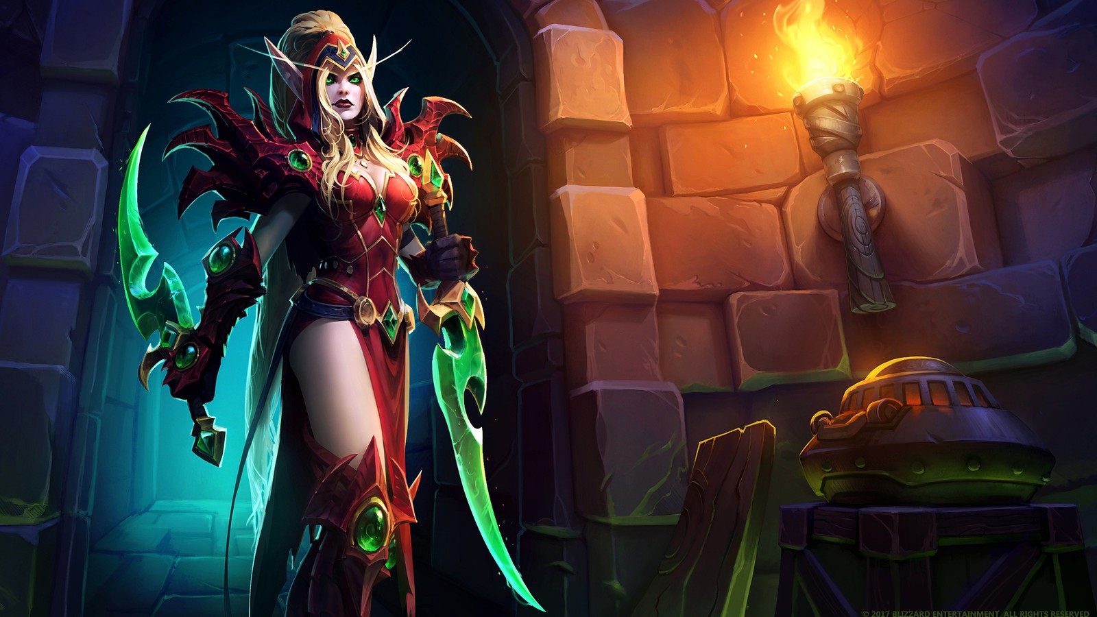 valeera sanguinar, world of warcraft, video game, blood, elf Download Wallpaper