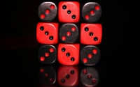 dice, dice game, gambling, indoor games and sports, red