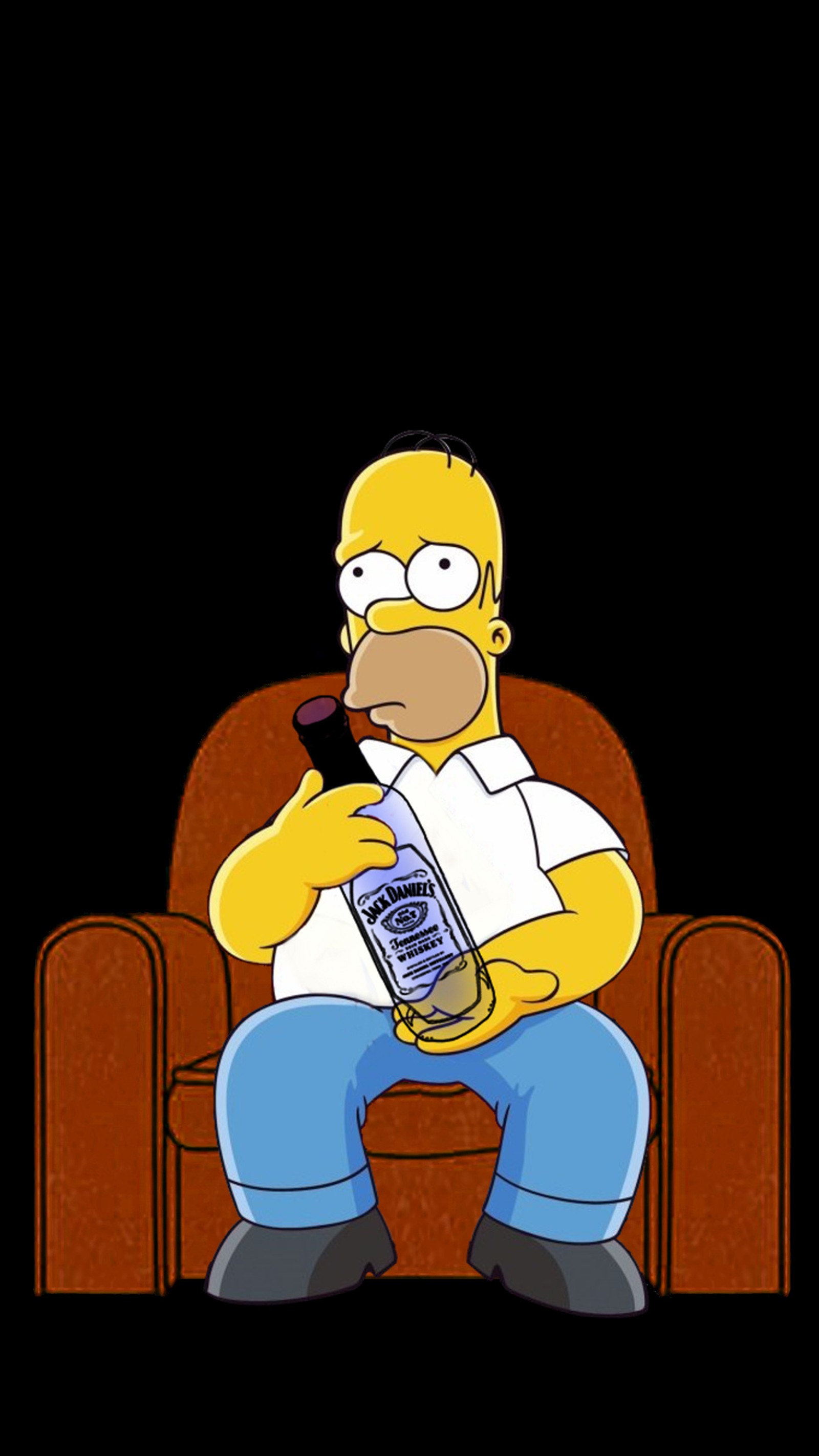 Descargar fondo de pantalla homero, simpson, whiskey