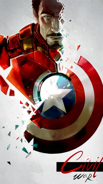 Captain America: Civil War - Iron Man Kunst