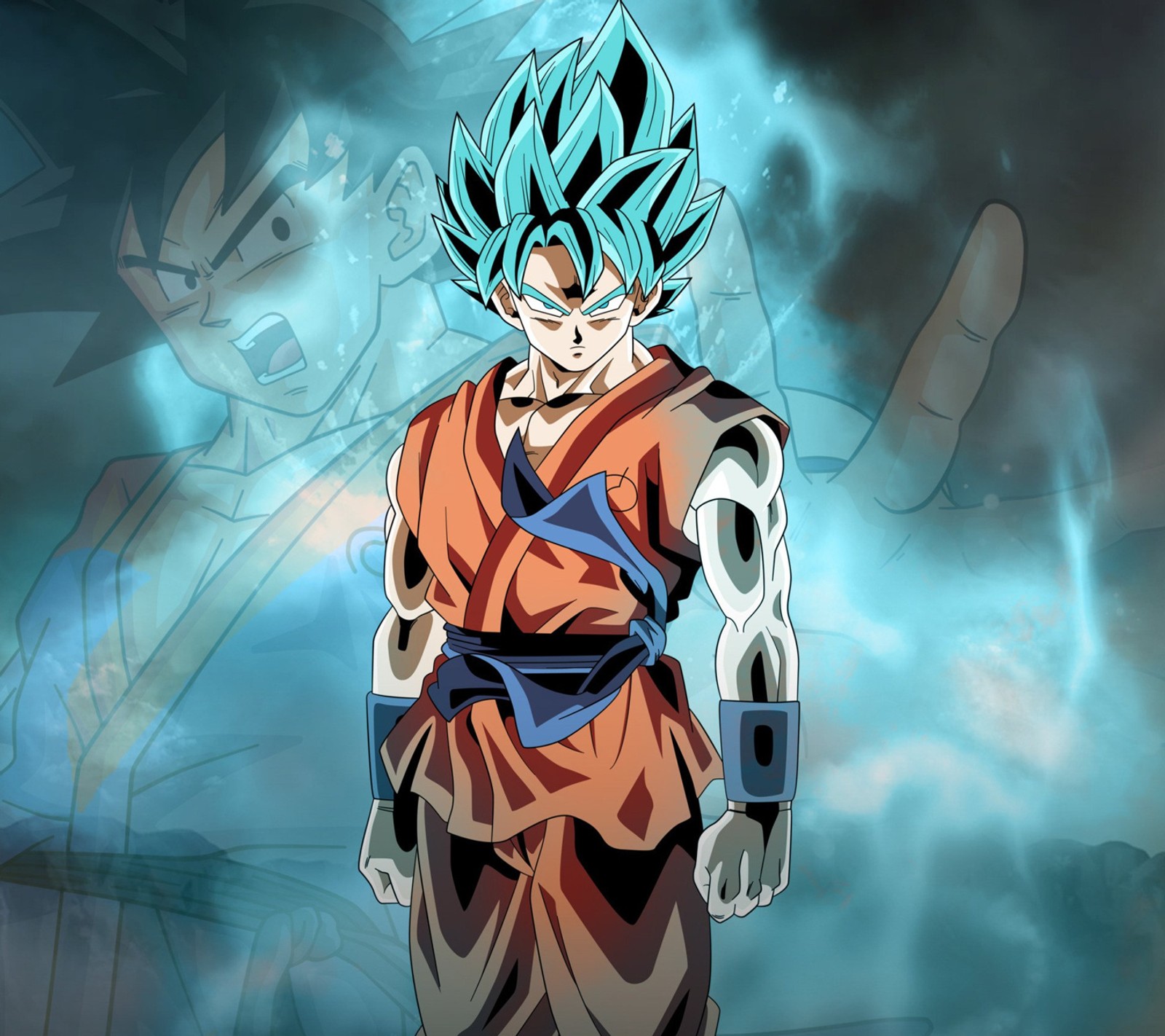 Téléchargez le fond d'écran dieu, goku