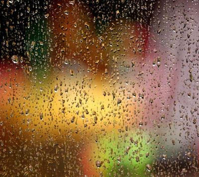 colorful, colors, drops, rain, rain drops