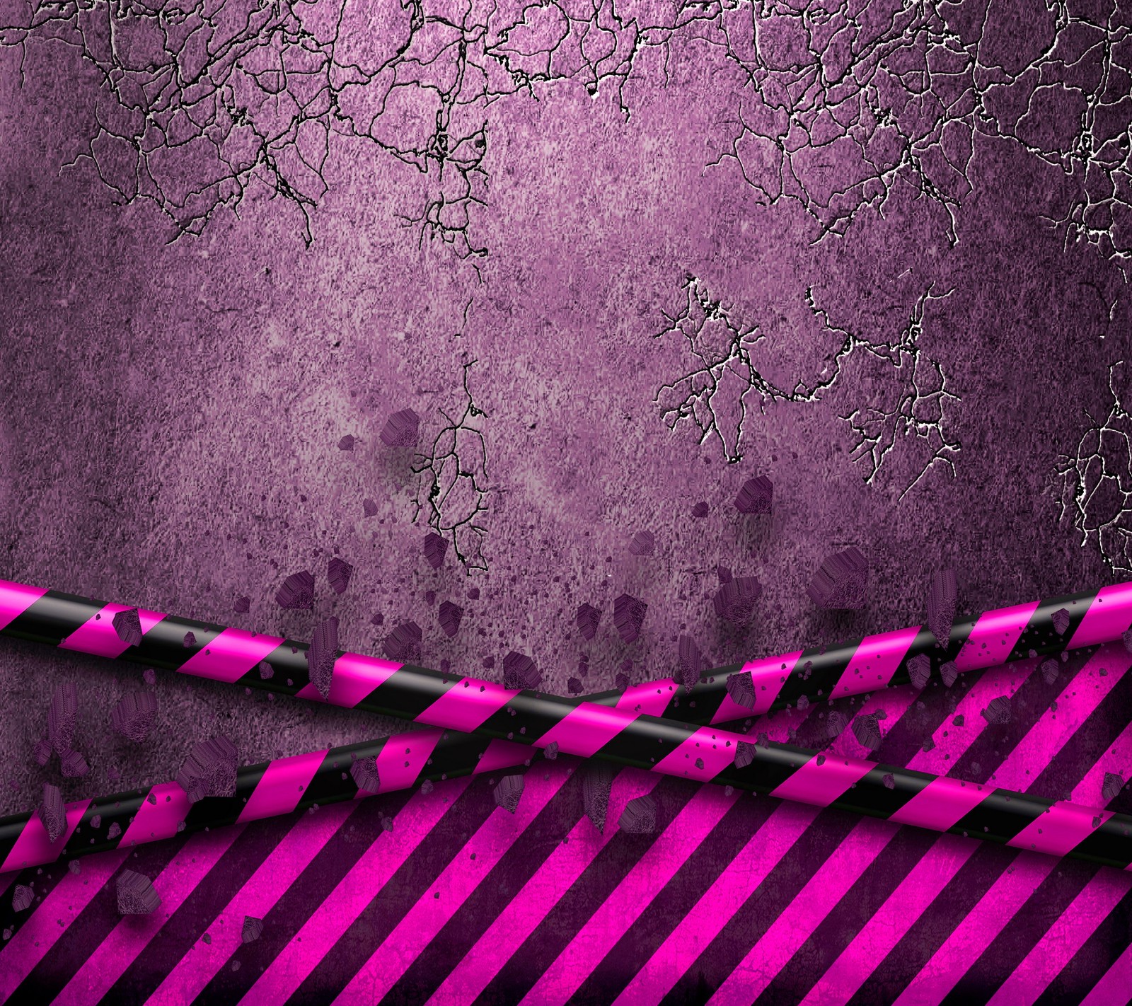 Purple and black striped background with a grungy design (background wall, grungy pink)