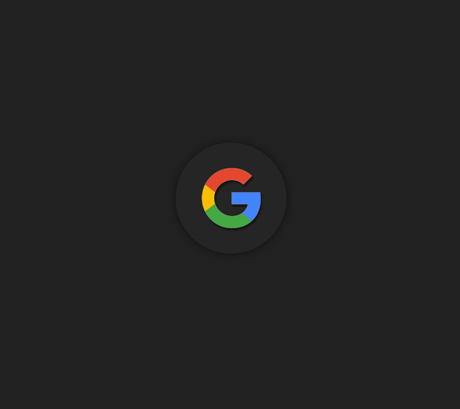 Téléchargez le fond d'écran noir, sombre, google, gris, logo