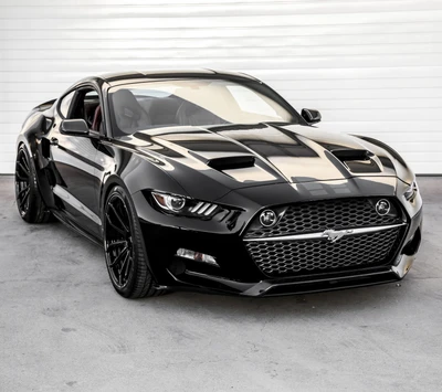 voiture, ford mustang, muscle, nouveau