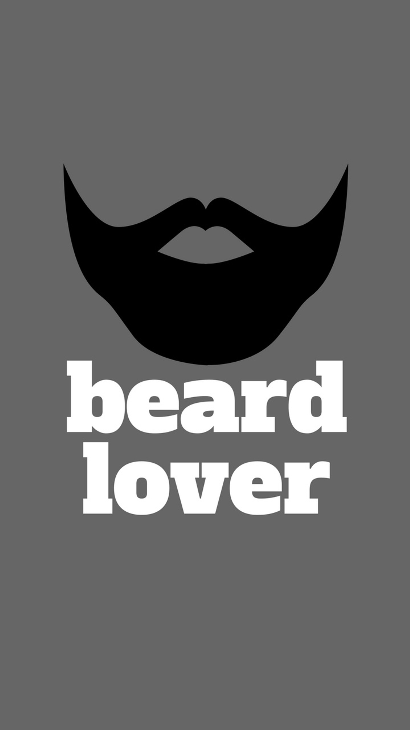 Un primer plano de una barba con bigote sobre un fondo gris (barba, clipart, fácil, moda, gris)